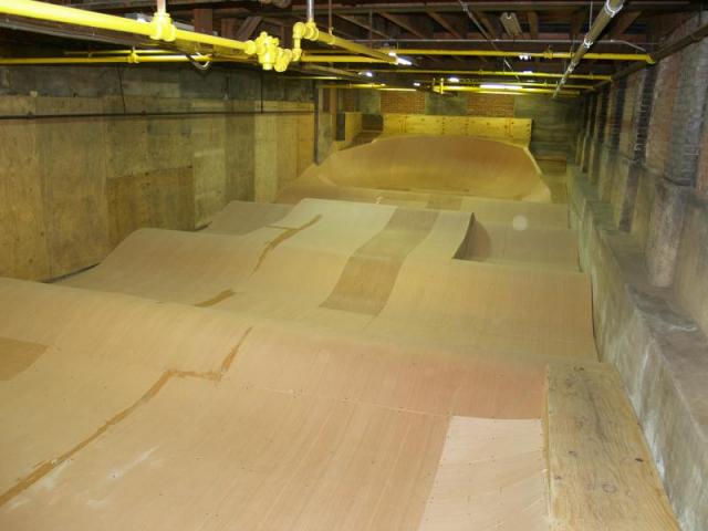 pump track just before paint 